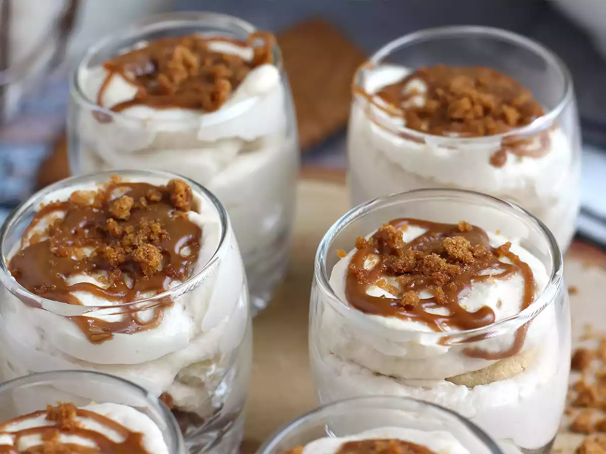 Verrines mousse aux spéculoos - photo 7