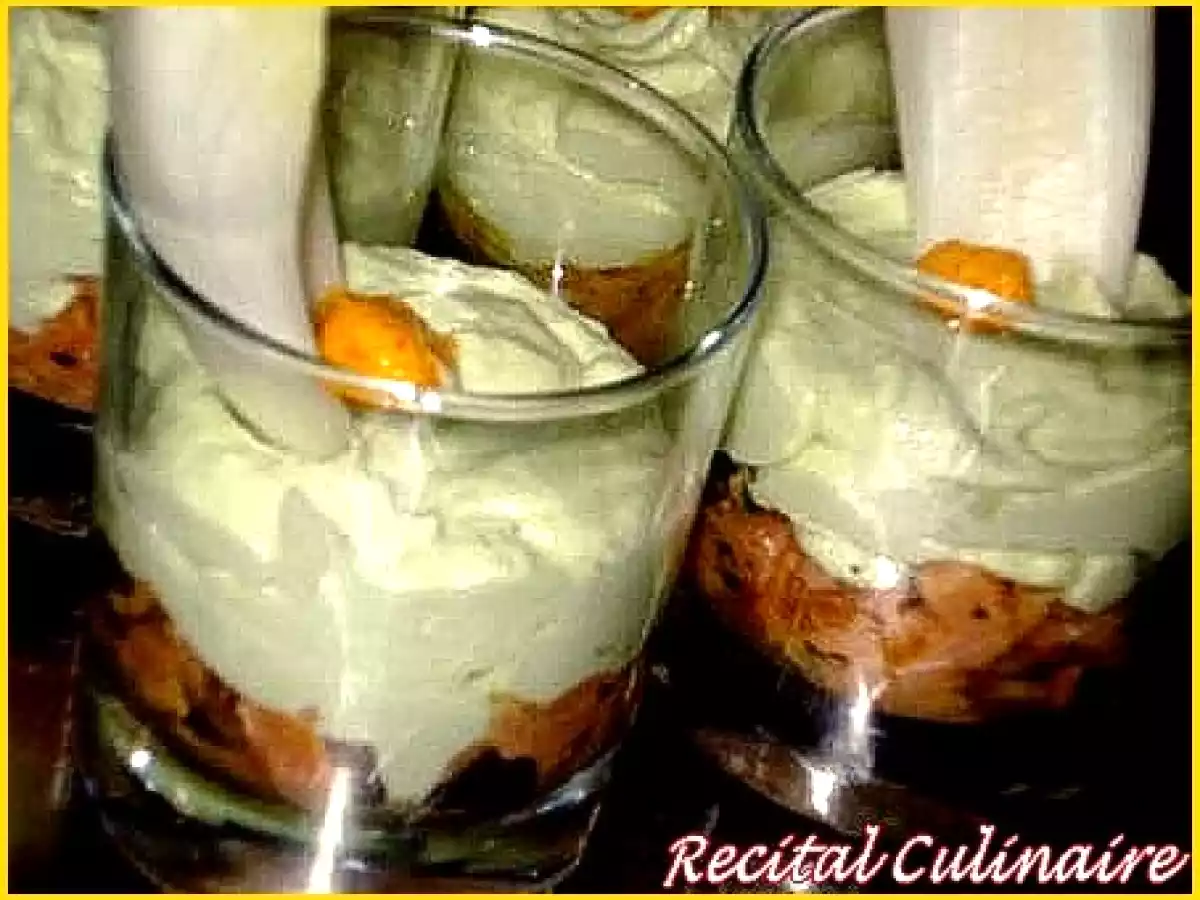 Verrines mousse d'avocat et tartare de saumon - photo 2