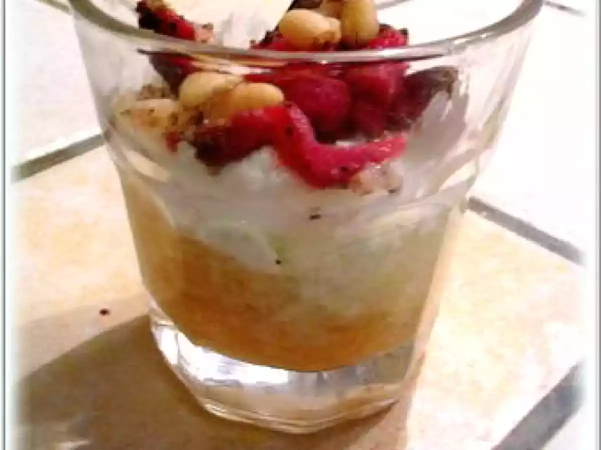 VERRINES POIRE / ROQUEFORT / MAGRET SECHE