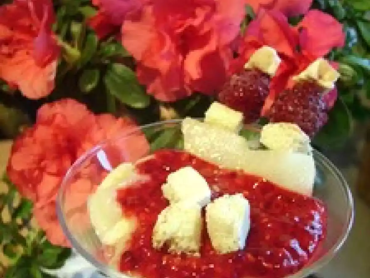 Verrines poires framboises by Cyril - photo 3