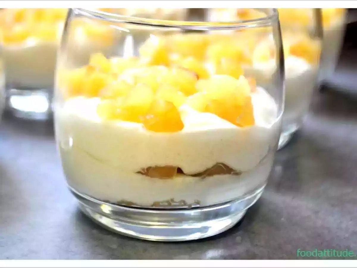 Verrines Pommes Caramélisées, Mascarpone: sans sucre