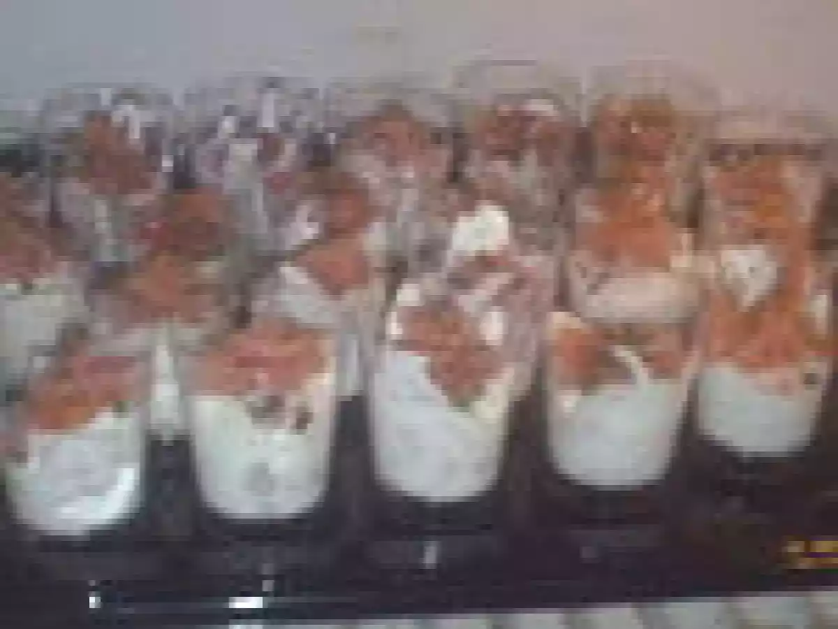 Verrines saumon fromage