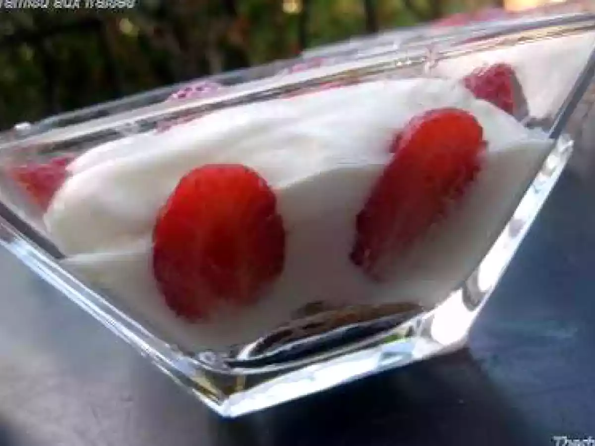 Verrines tiramisu aux fraises