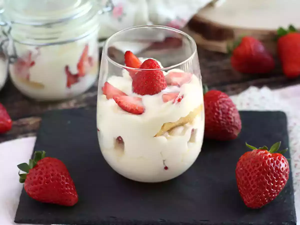 Verrines tiramisu aux fraises bien frais - photo 4