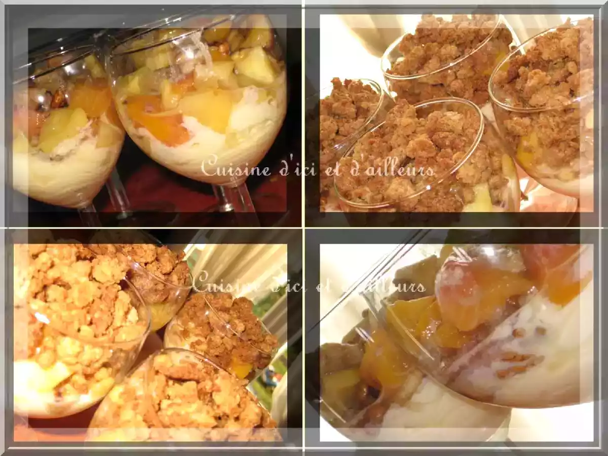 Verrines tutti frutti et mascarpone