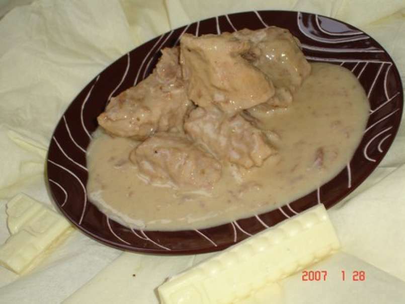 Viande de porc au chocolat blanc, photo 1