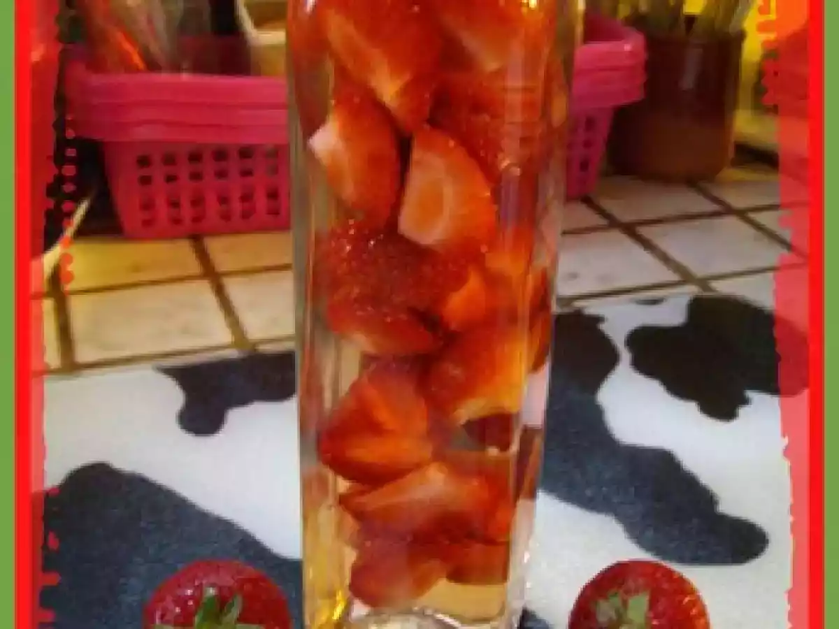Vinaigre de Fraise Maison