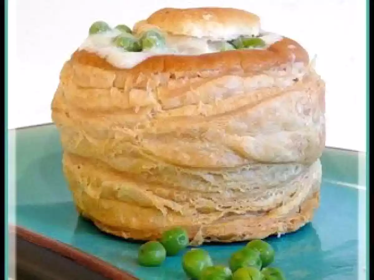 Vol-au-vent au poulet et aux petits pois - photo 3