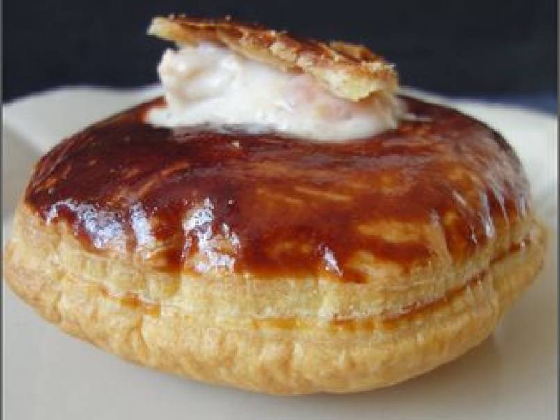 Vol au vent aux fruits de mer, sauce crémeuse à l'ail