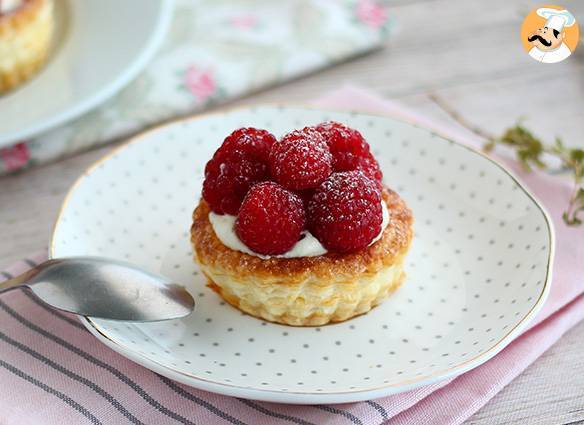 Vols au vent framboises et mascarpone