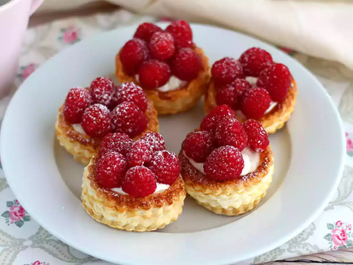 Vols au vent framboises et mascarpone - photo 3