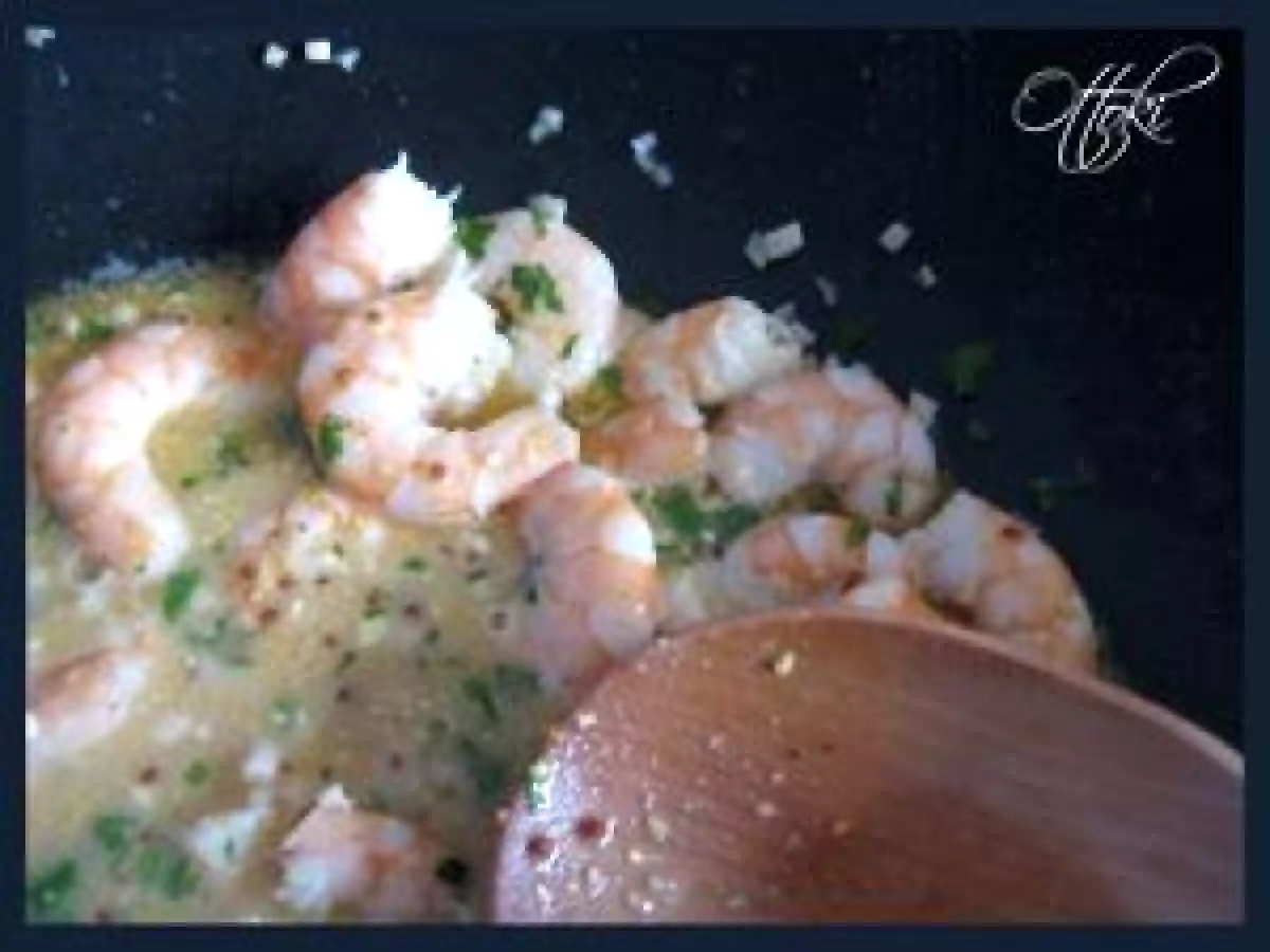 WOK : Crevettes sautées à la moutarde et à la coriandre - photo 2
