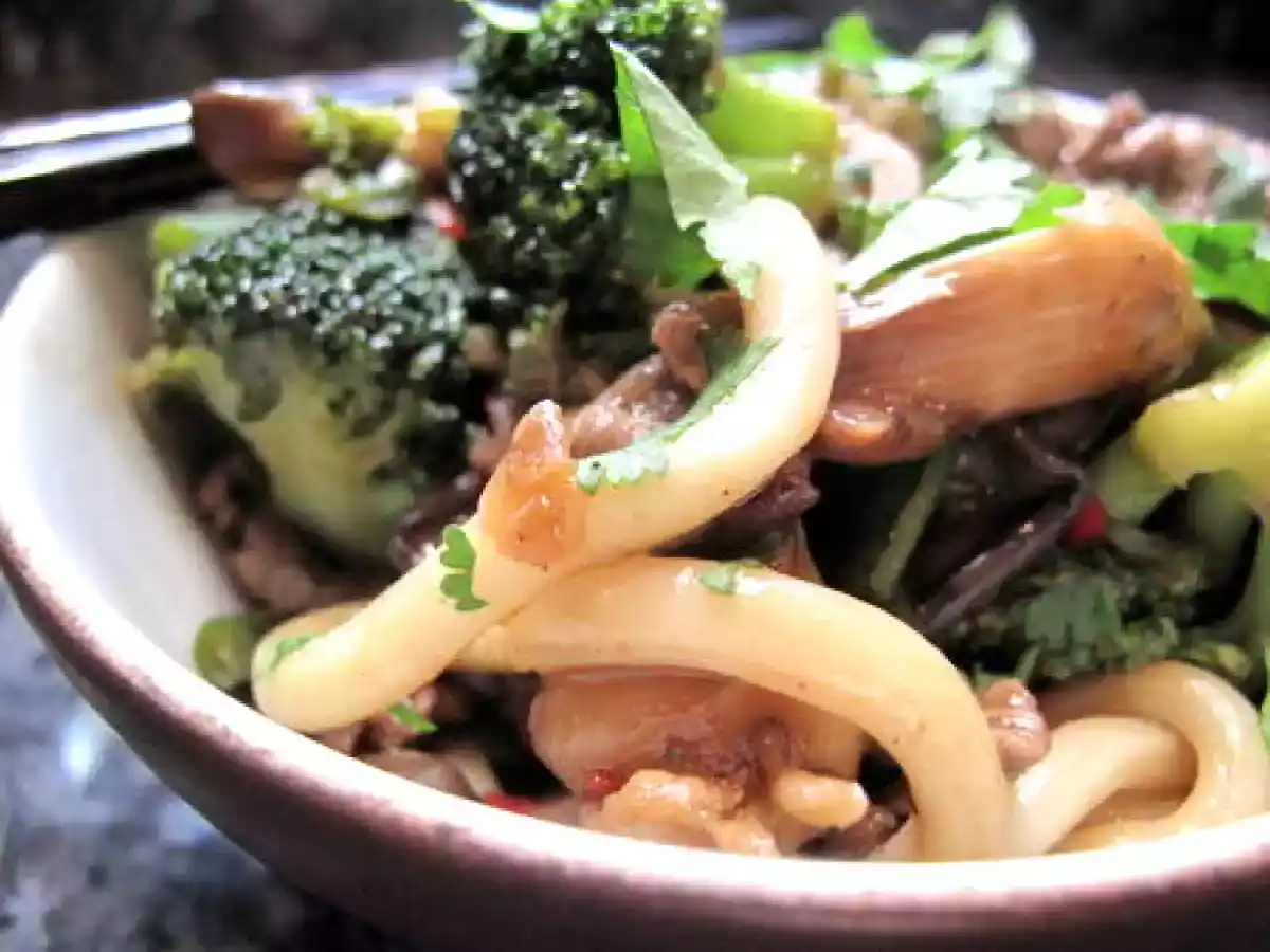 Wok de boeuf sauce hoisin