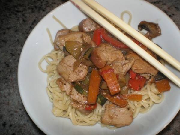 Wok De Filet Mignon Aux Petits Légumes