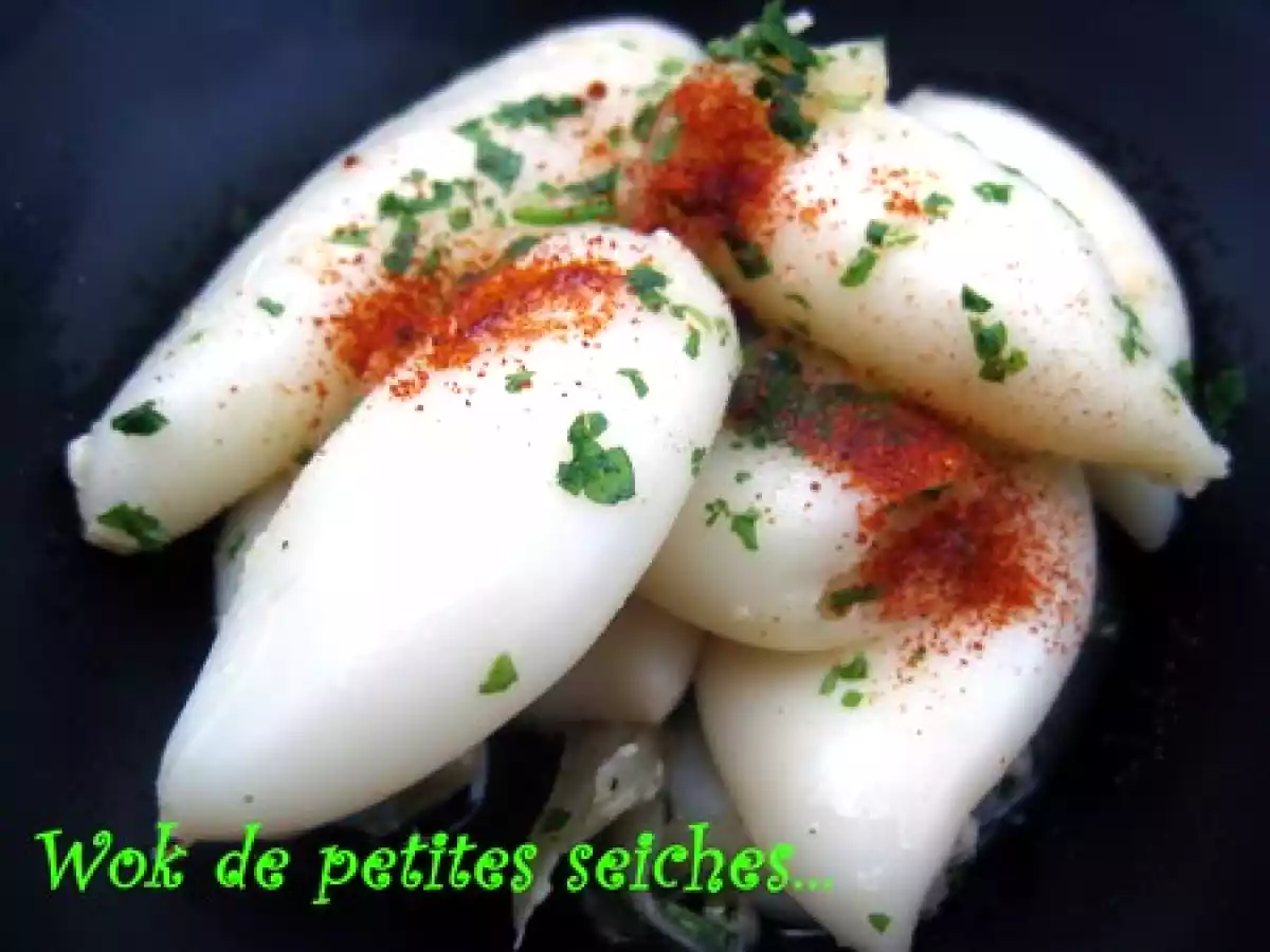 WOK DE PETITES SEICHES