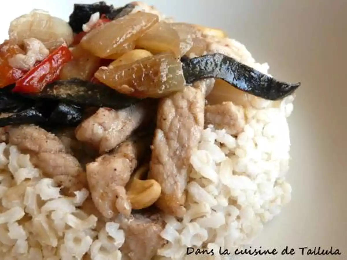 Wok de porc au piment et au miel - photo 2
