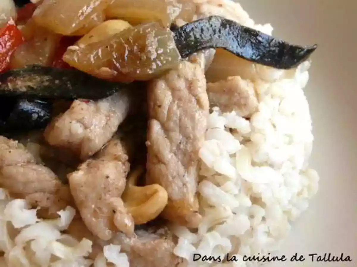 Wok de porc au piment et au miel - photo 3