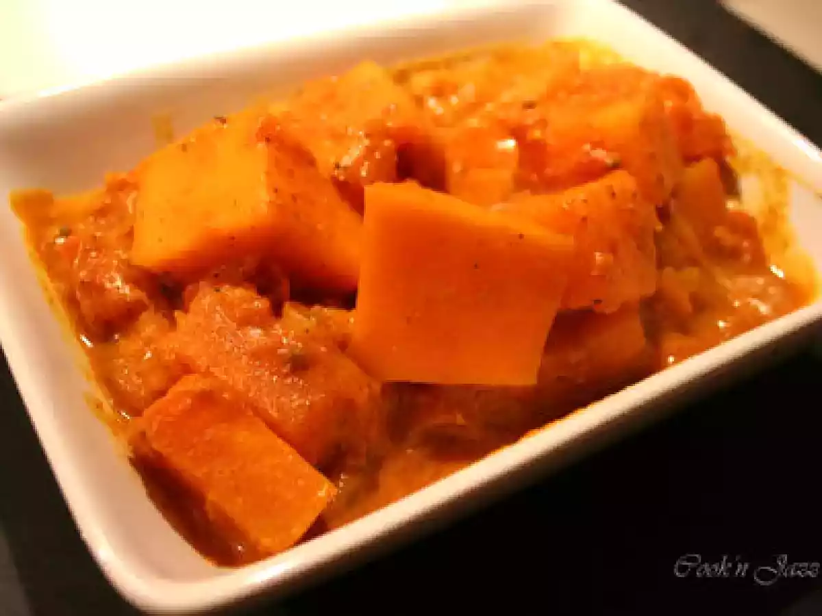 Wok de potiron aux épices