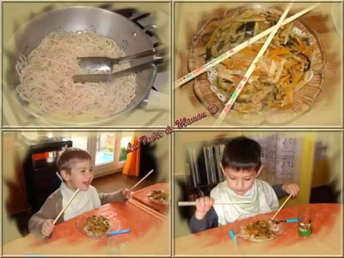 Wok de poulet et porc, et sa farandole de légumes - photo 5