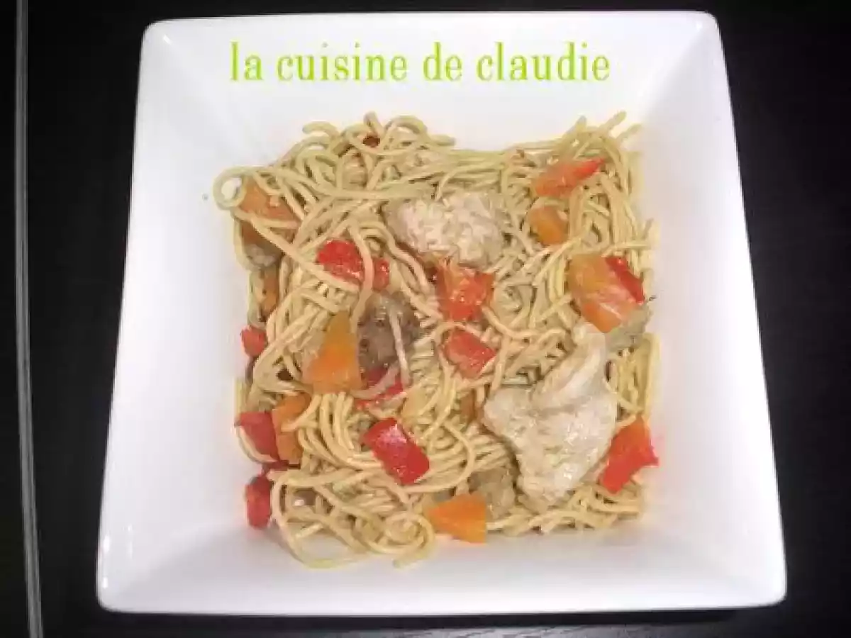 Wok poulet banane - photo 2