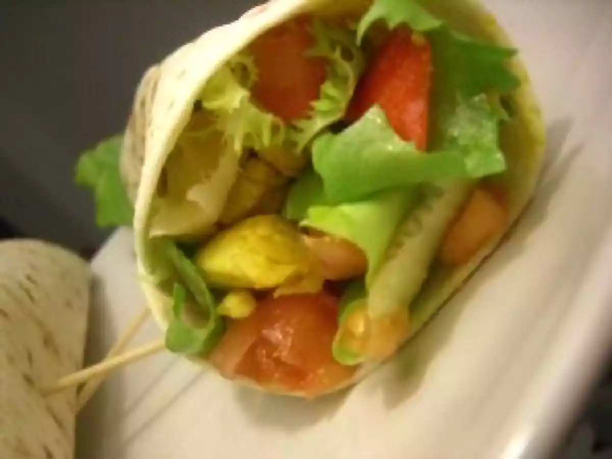 Wrap selon le Poupou et tarte aux pommes mega bonne! - photo 2