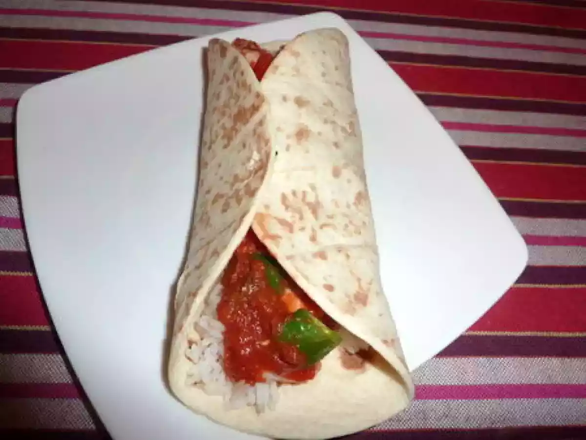 Wraps à la mexicaine ma participation à l' Exercice Culinaire