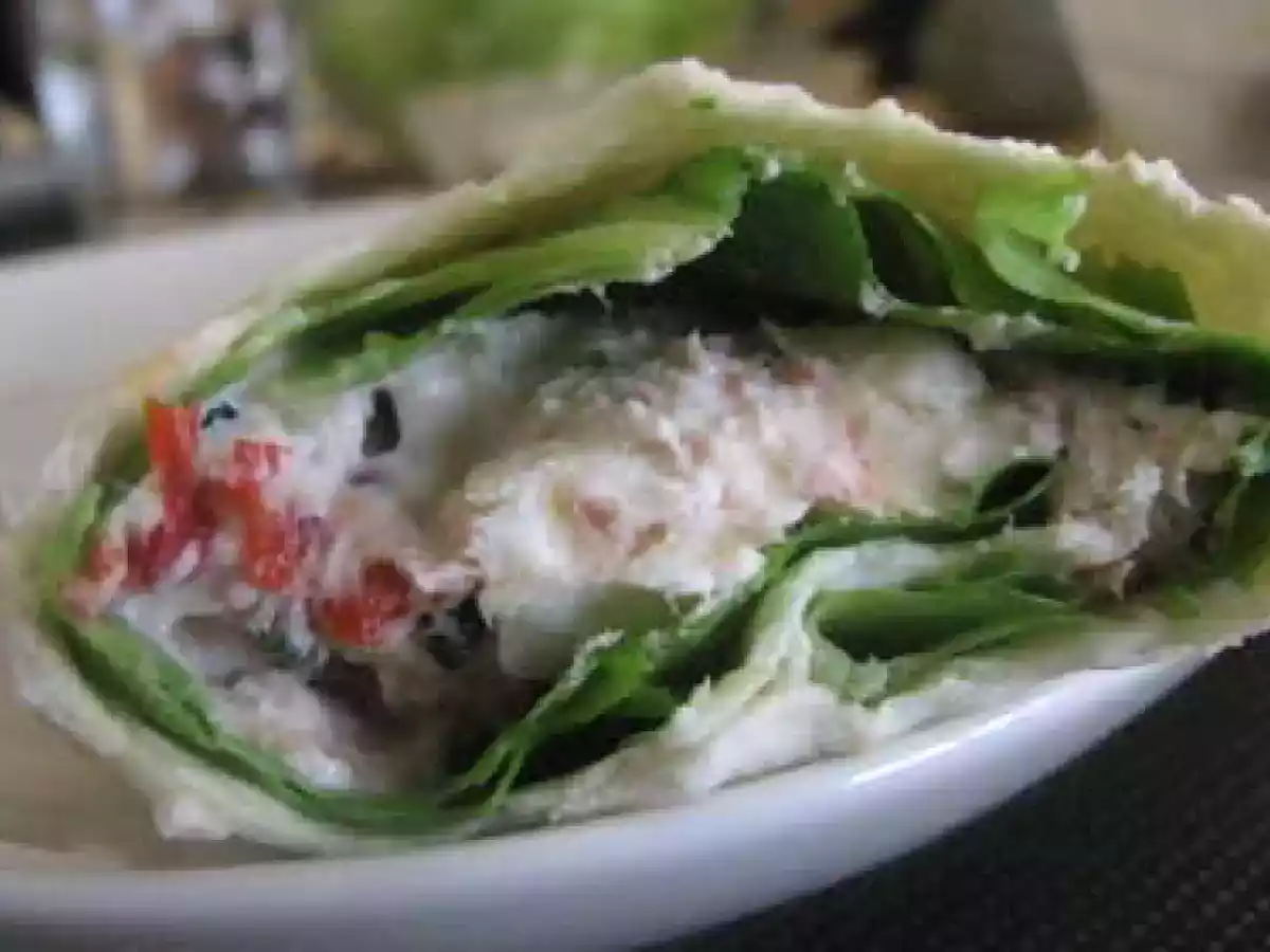 Wraps au thon et piquillos