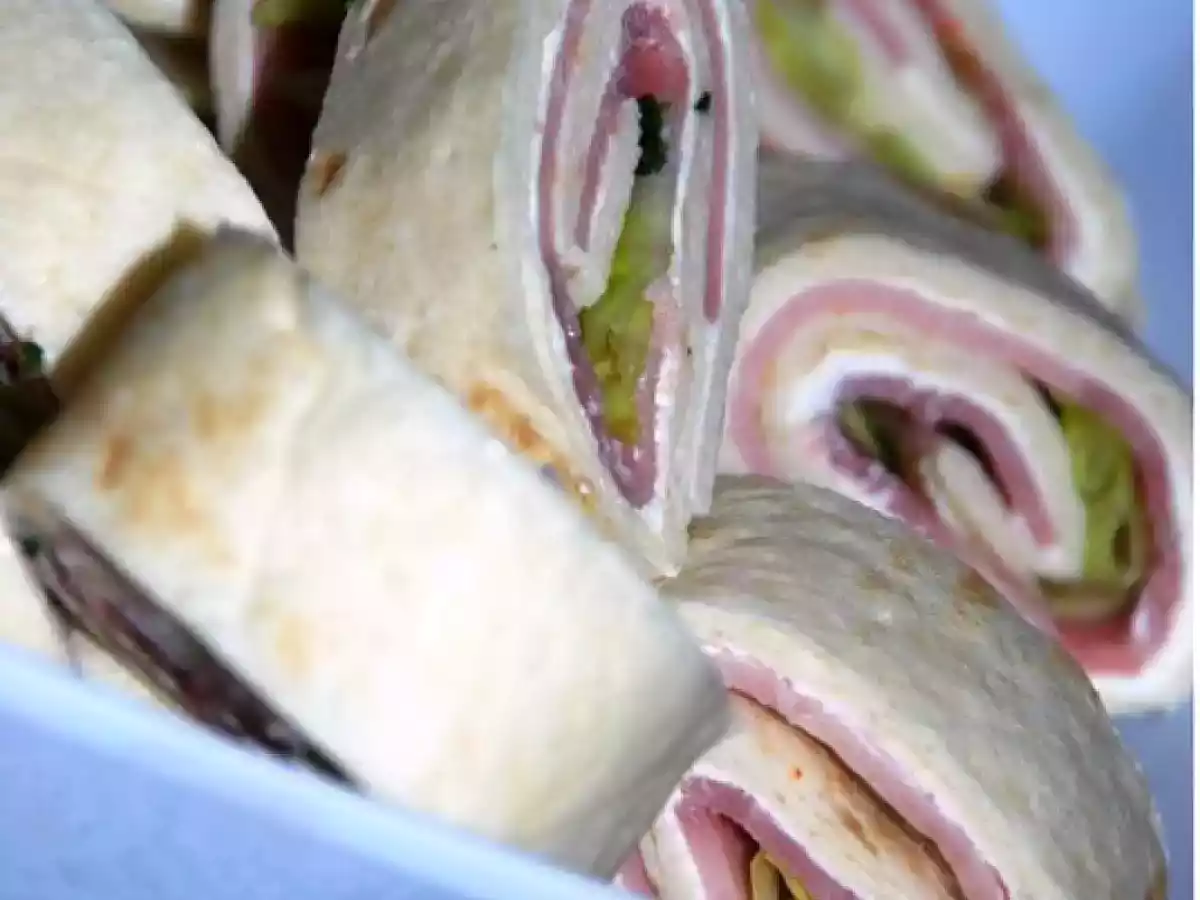 Wraps jambon, fromage frais et laitue - photo 2