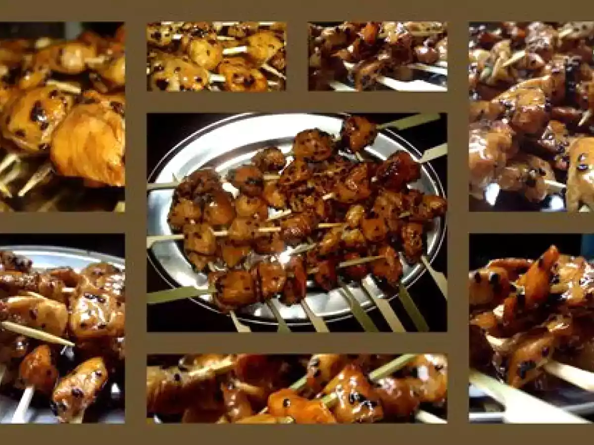 Yakitori de poulet aux sésames - photo 2