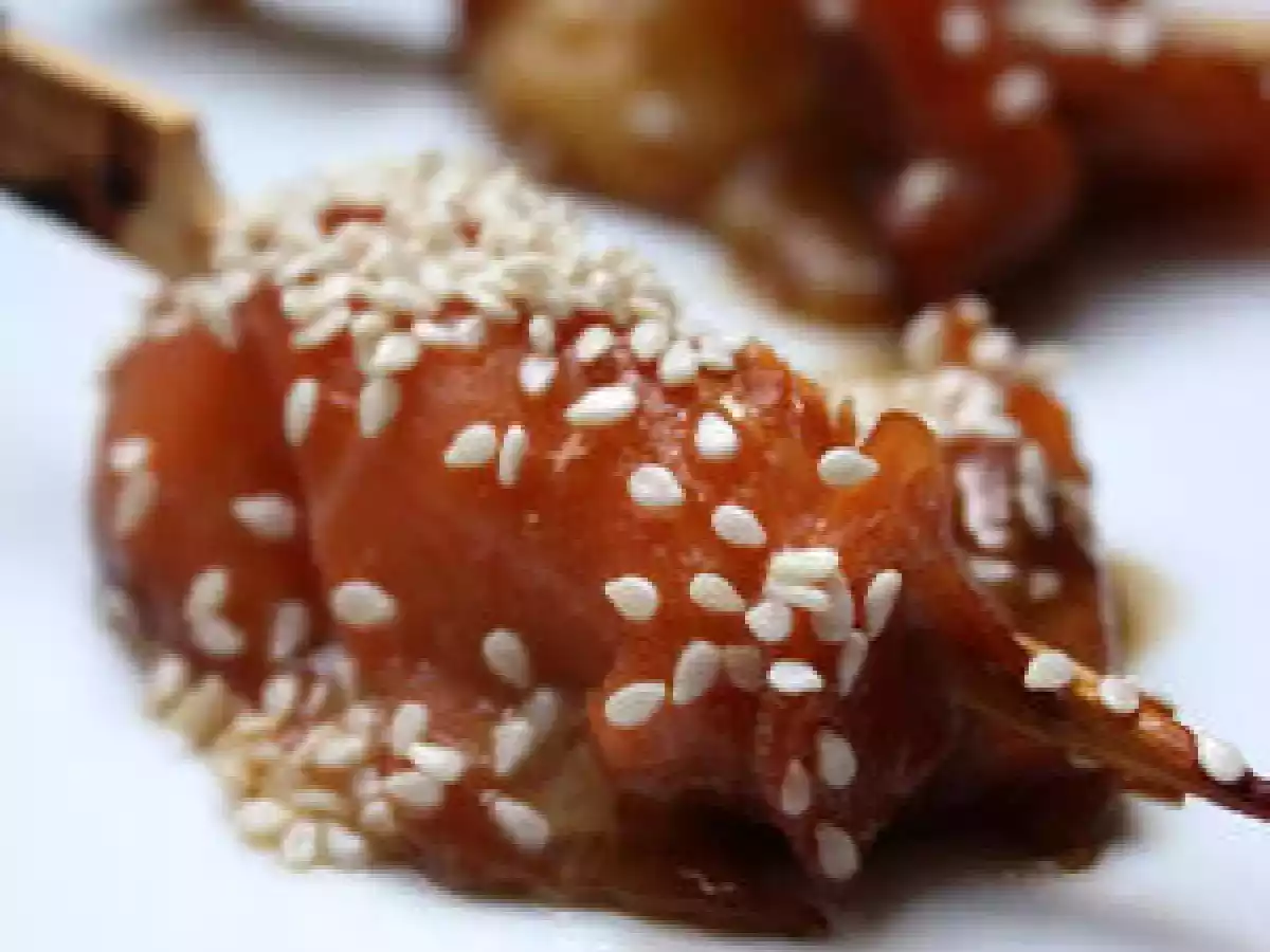 Yakitori de saumon fumé au fromage - photo 2