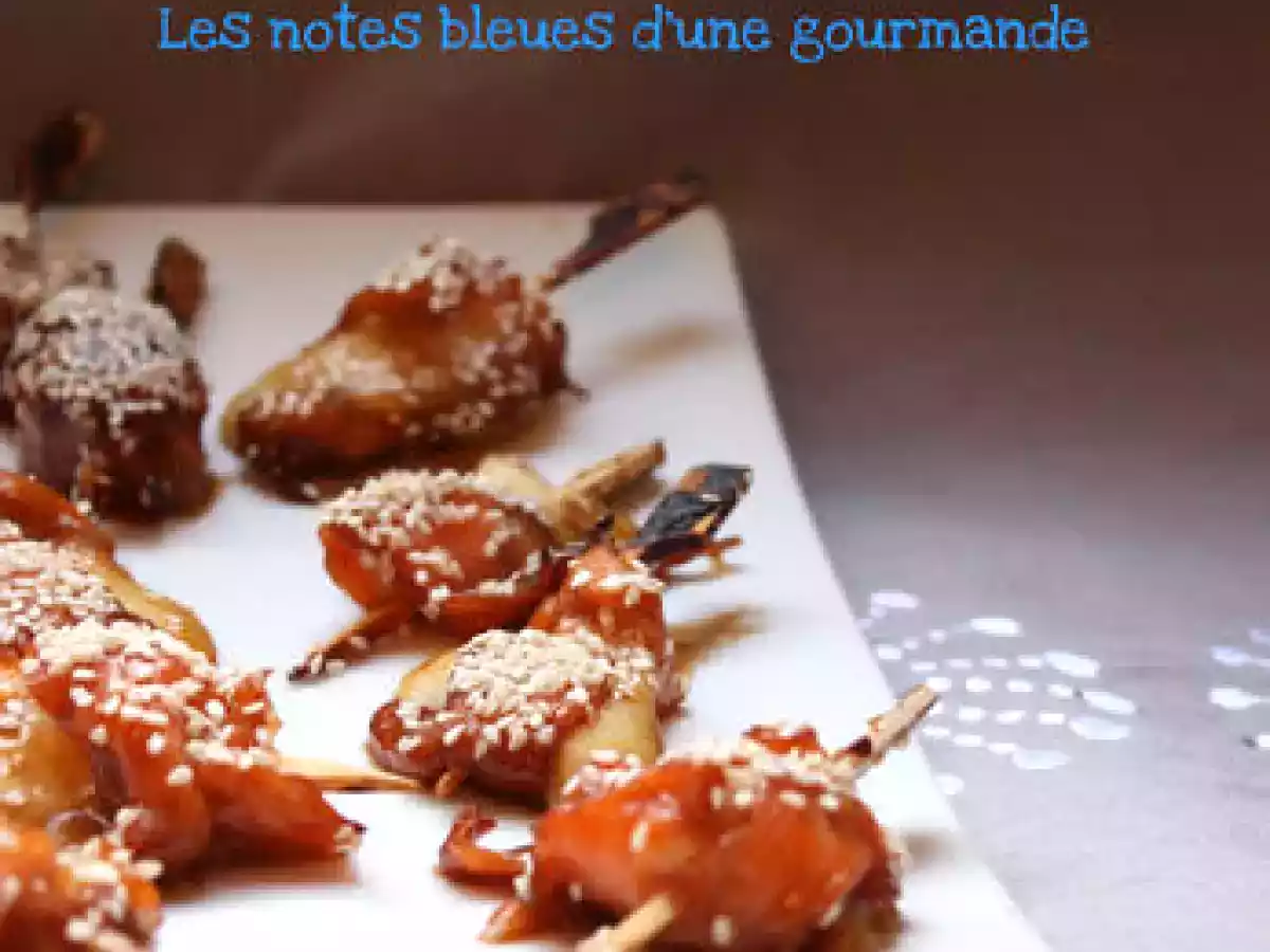 Yakitori de saumon fumé au fromage - photo 3