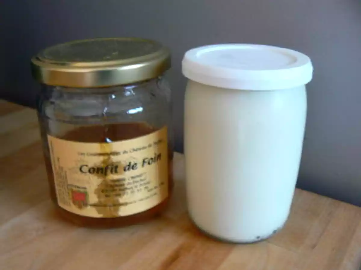 Yaourt au confit de foin