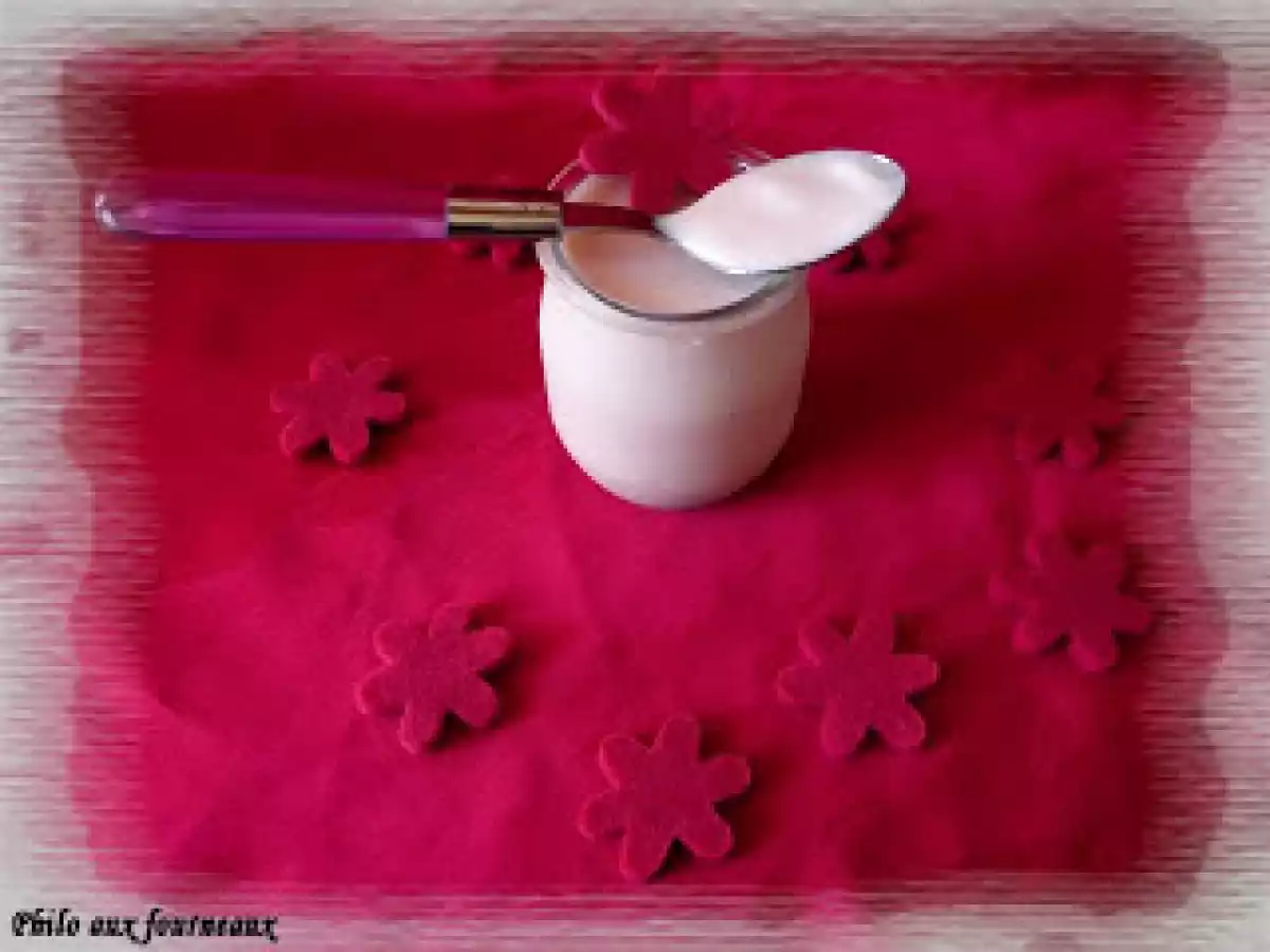 Yaourt au confit de pétales de rose - photo 2