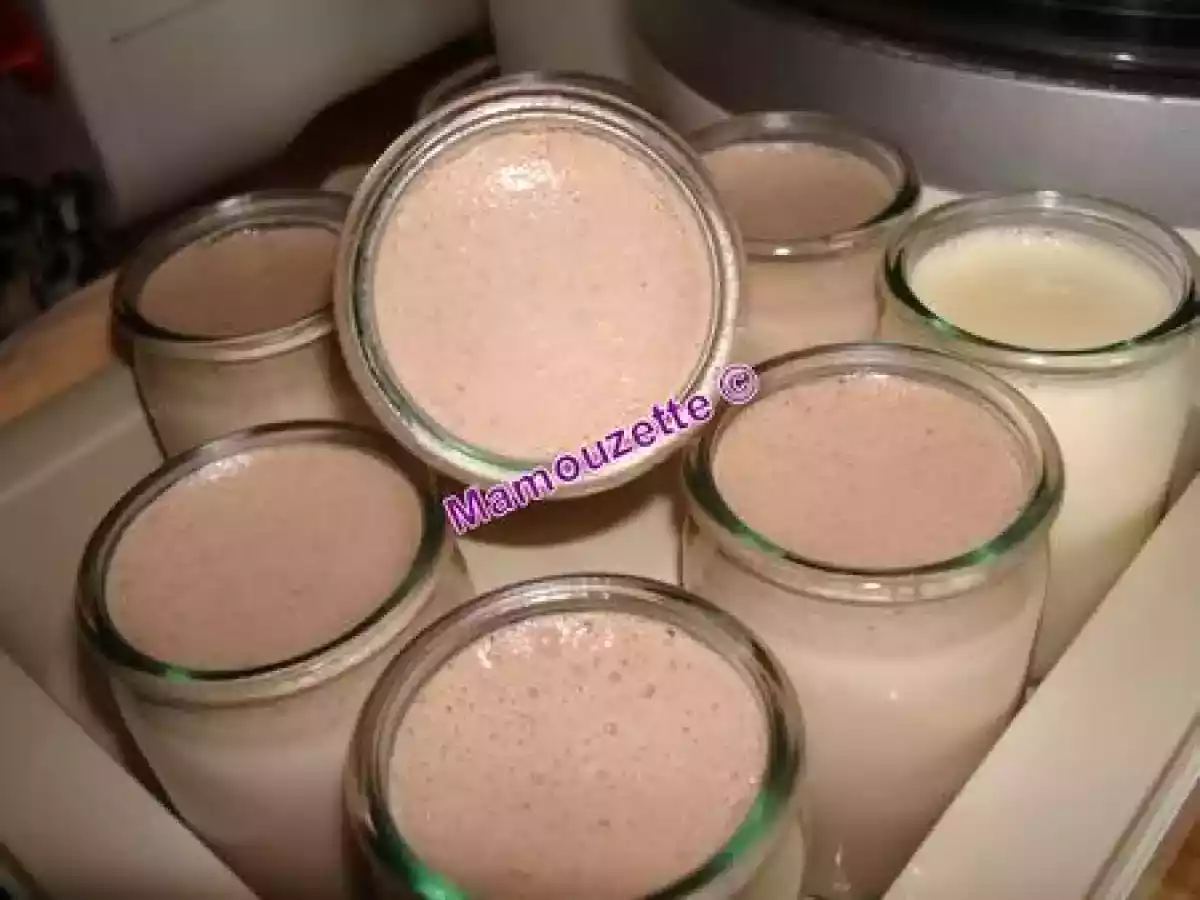 Yaourt au coulis de framboise et sirop de fraise - photo 2