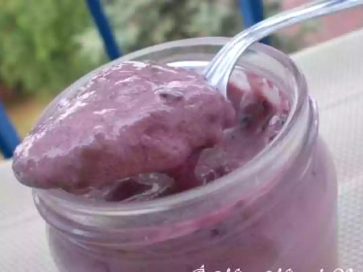 YAOURT AUX MYRTILLES DE CHEF SULLIVAN