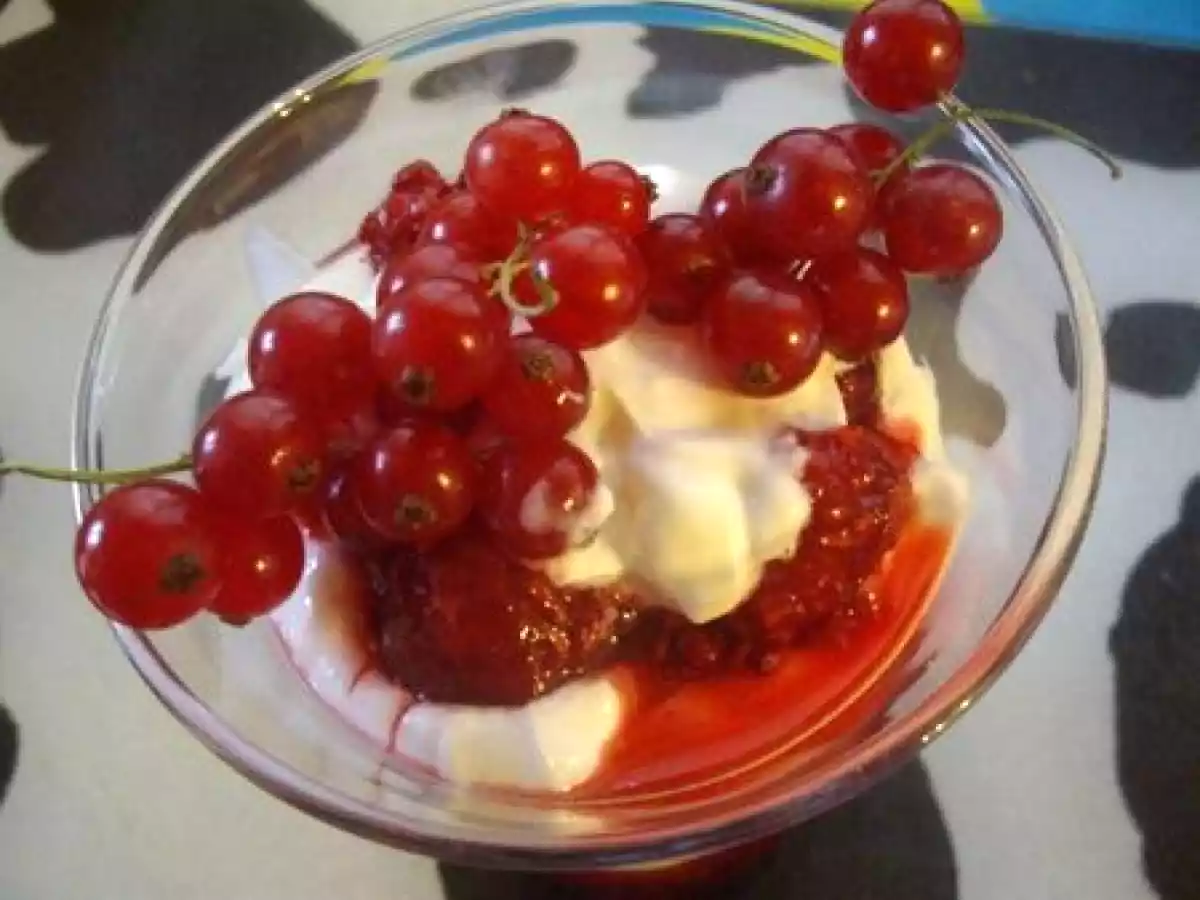 Yaourt grec aux groseilles et framboises au sucre - photo 3