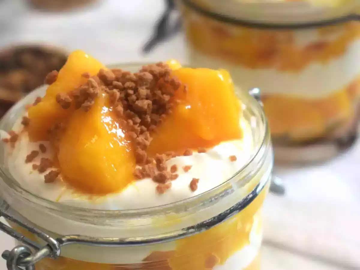 Yaourt grec et mangue