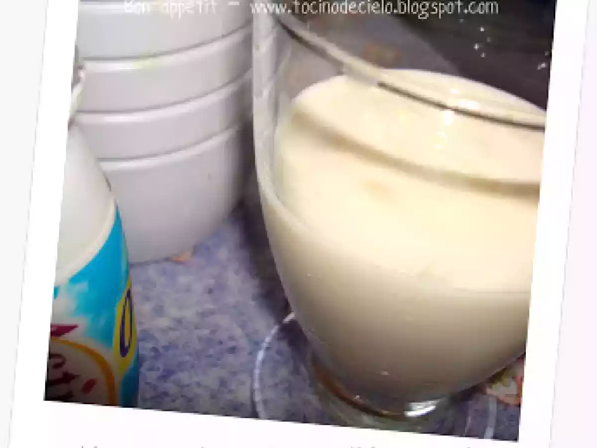 Yaourt liquide à l'Actimel (thermomix)