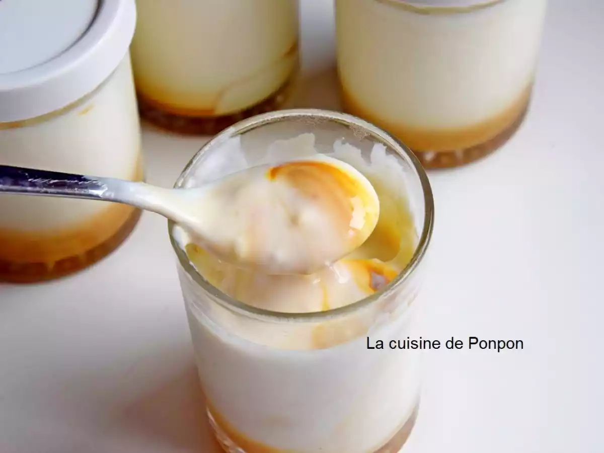 Yaourt maison à la confiture de lait
