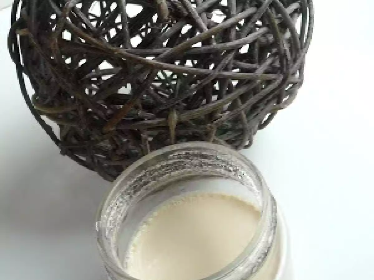 Yaourt vanille au lait concentré non sucré