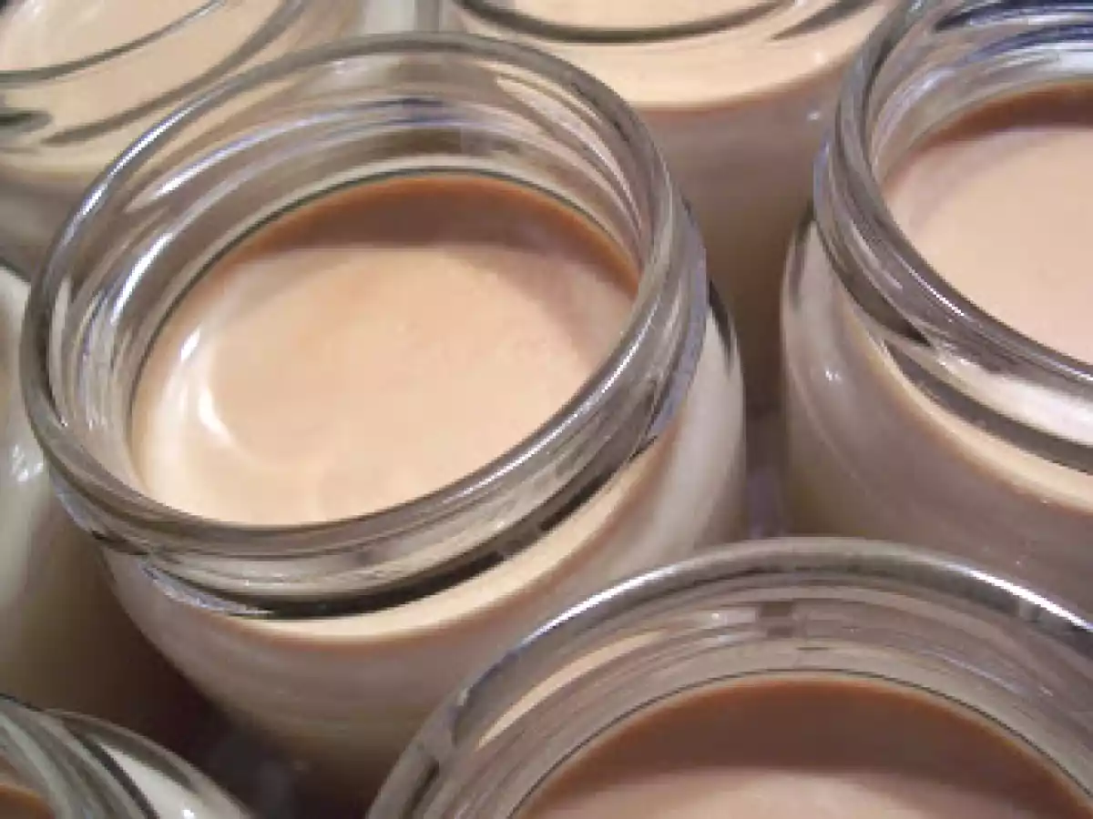 Yaourts à la crème de caramel au beurre salé