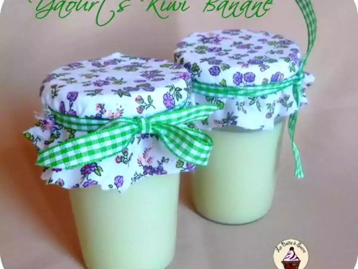 Yaourts aux sirops : Banane et Kiwi