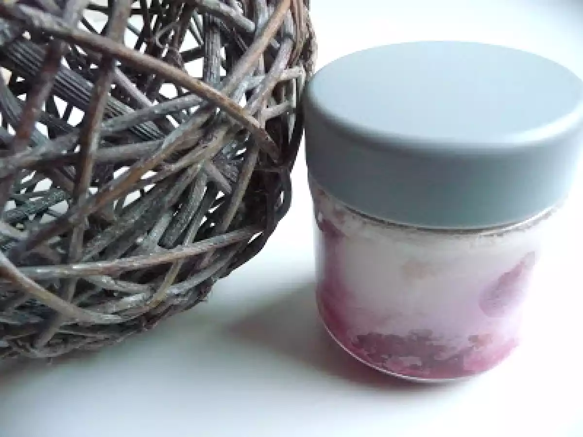 Yaourts façon tiramisu aux framboises