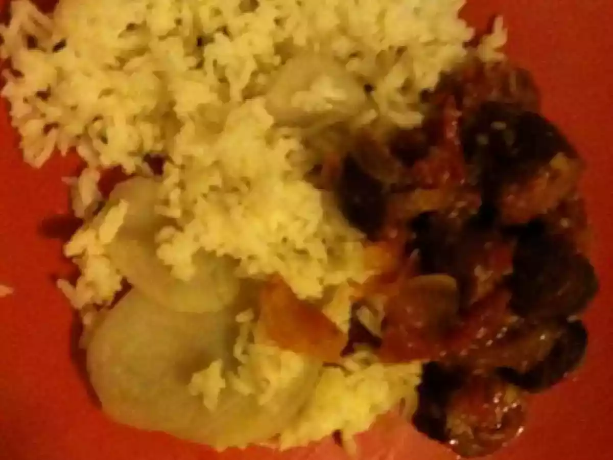 Zambrocal pomme de terre et rougail saucisses