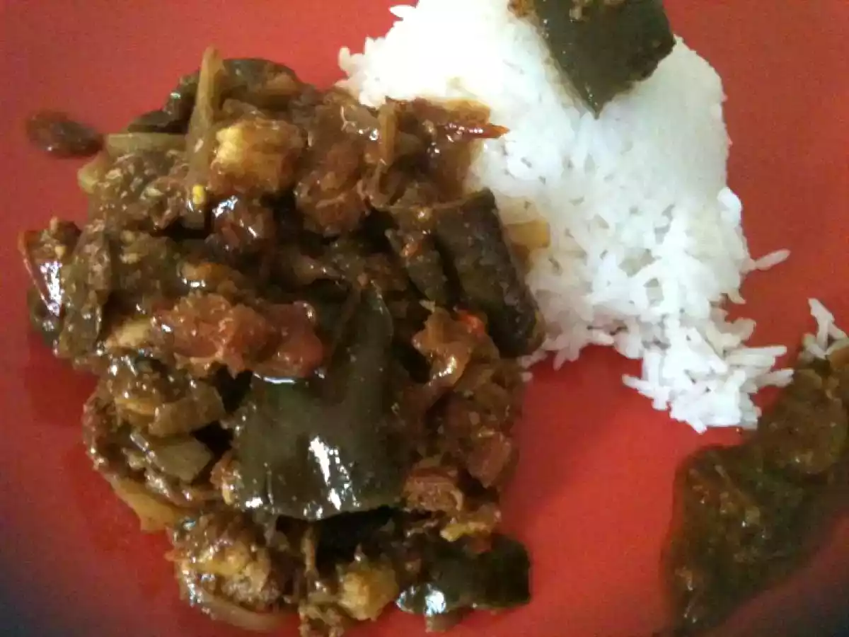 Zandouille massalé aux bringelles. - photo 2