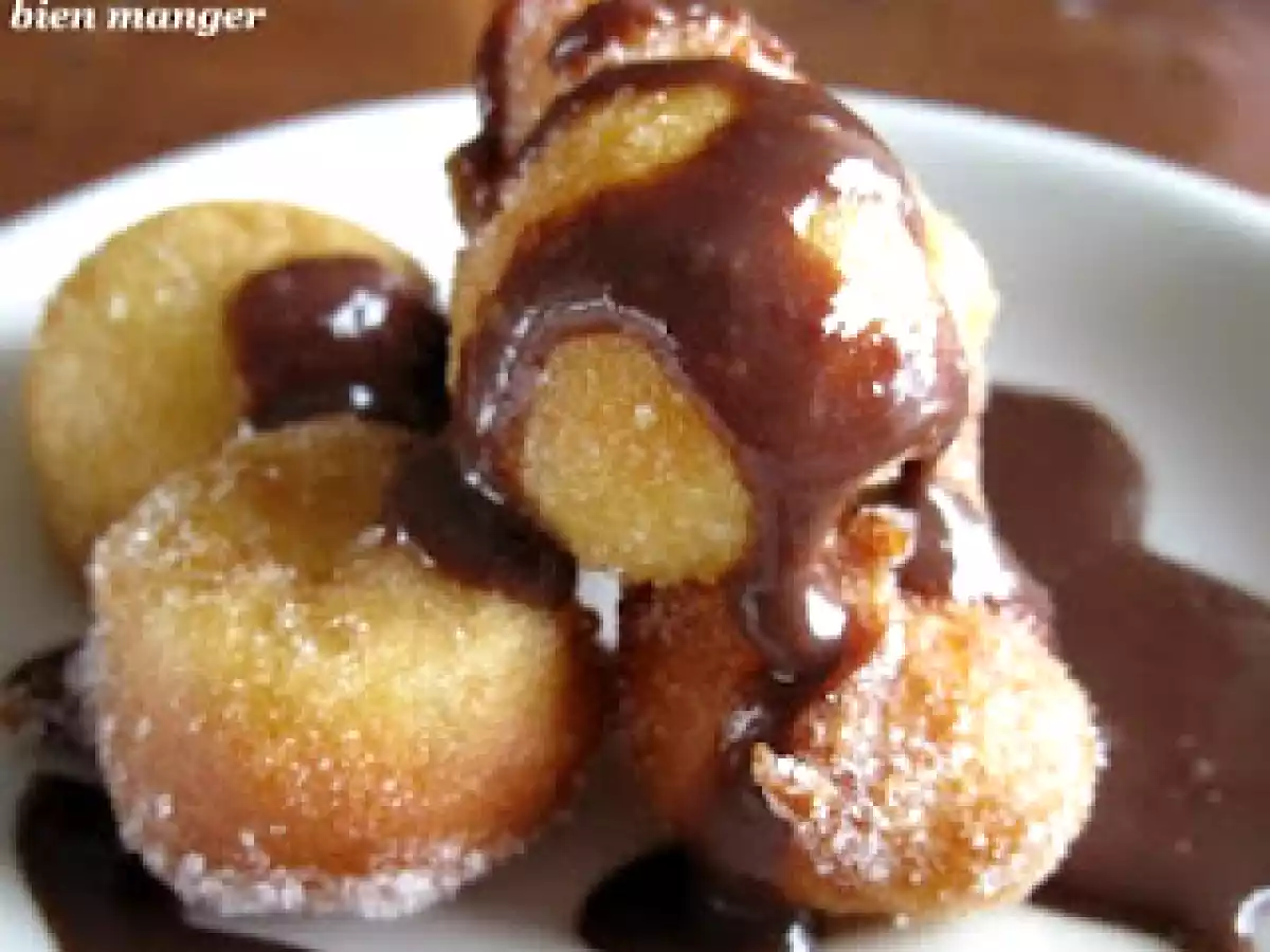 Zeppole à l'orange, sauce chocolat - photo 2