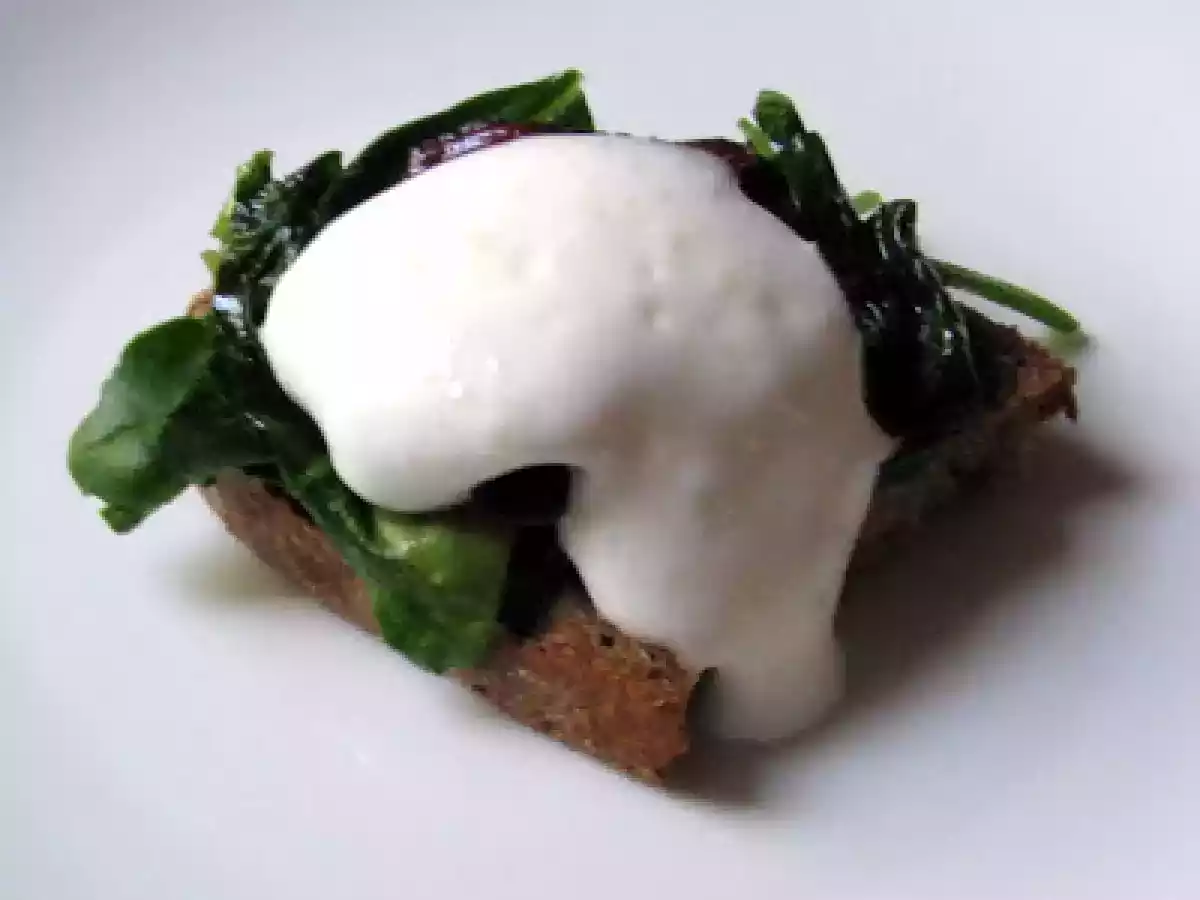 Ziegenkäse- Espuma de chèvre