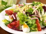 Salade avec viande / poisson
